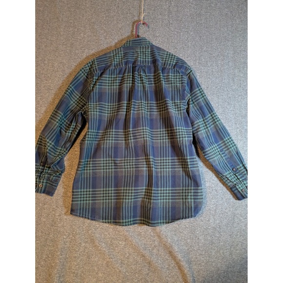Orvis Shirt Men's Classic Collection Button Up Flannel Blue Plaid SZ M - Picture 9 of 10